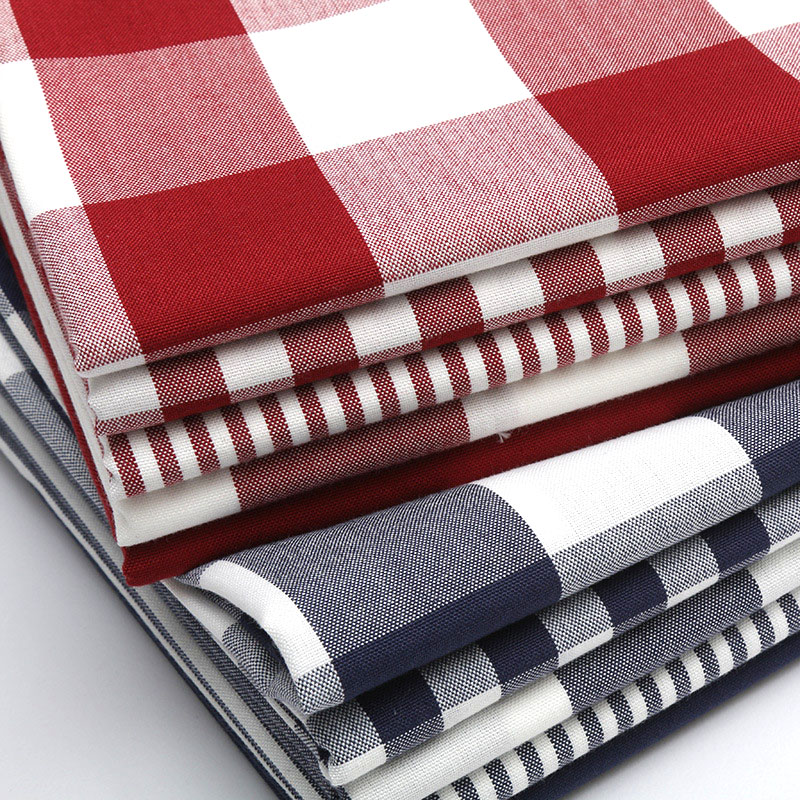 Linen Table Runner - 50*150Cm Sợi Nhuộm Màu Kẻ Sọc