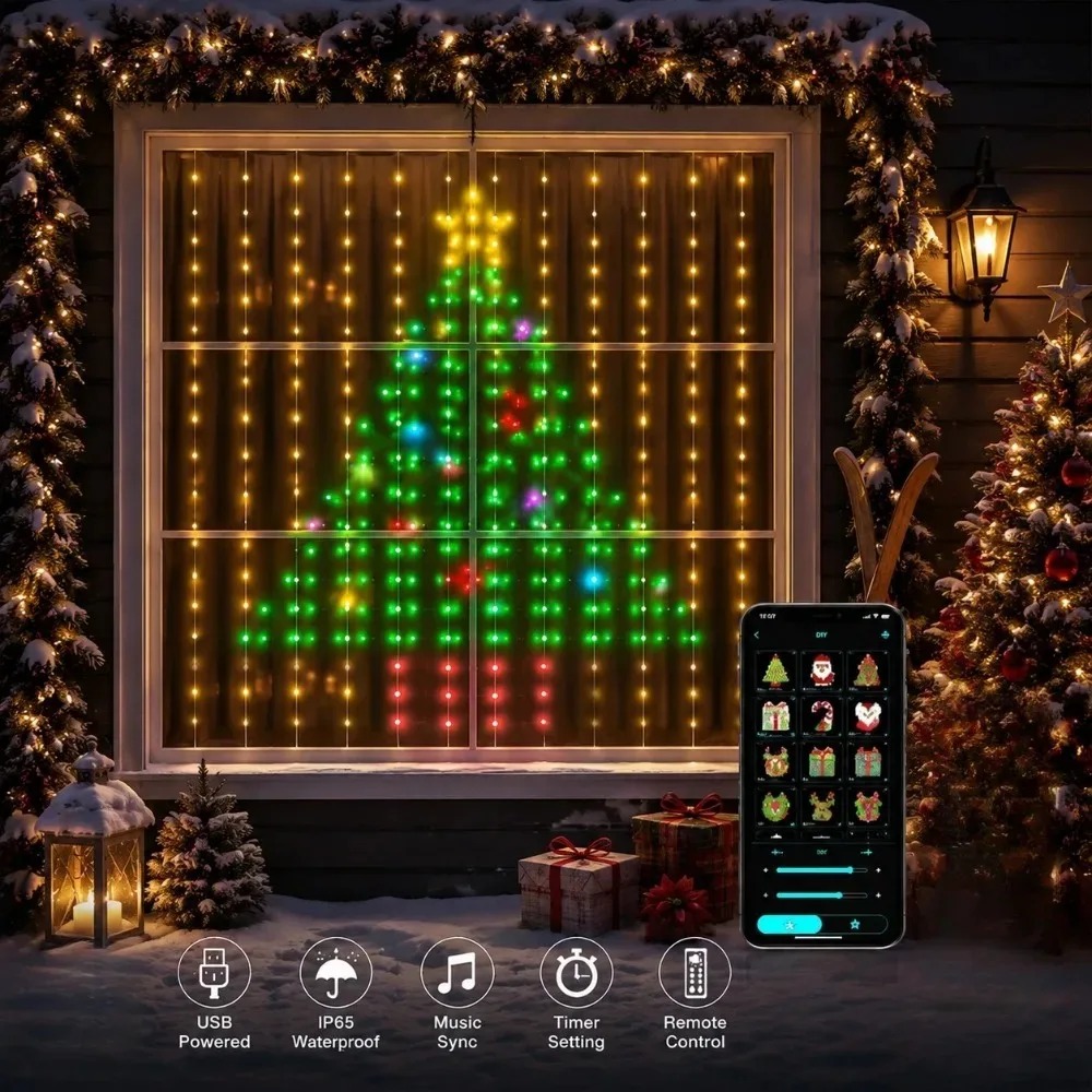 Christmas Light String LED Cur - đánh giá và giá Home Decor Free App