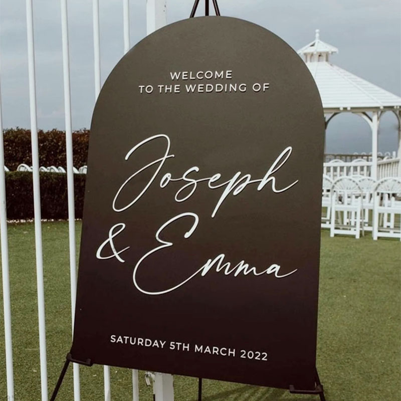 Wedding Welcome Sign Stickers  - đánh giá và giá Home Decor Indonesia